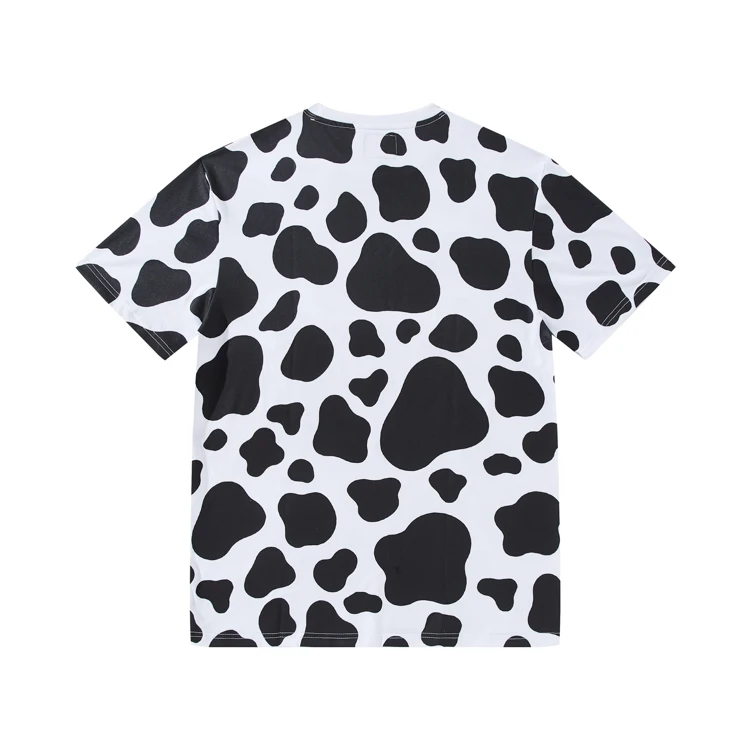 Customize t shirt short sleeves cows printer t shirts custom printing mens wholesale tshirts