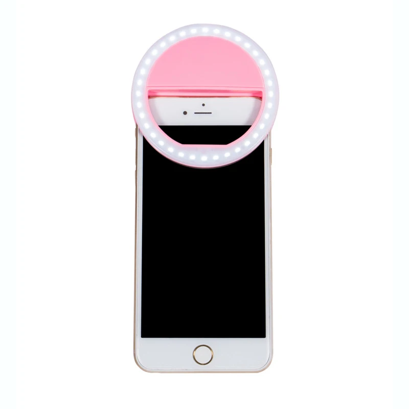Junnx mobile phone ring light fill light selfie ring light rechargeable and battery
