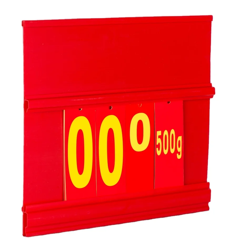 Supermarket Display Large PS Price Sign Board for Promotion/ sign board/ price board with flip numbers