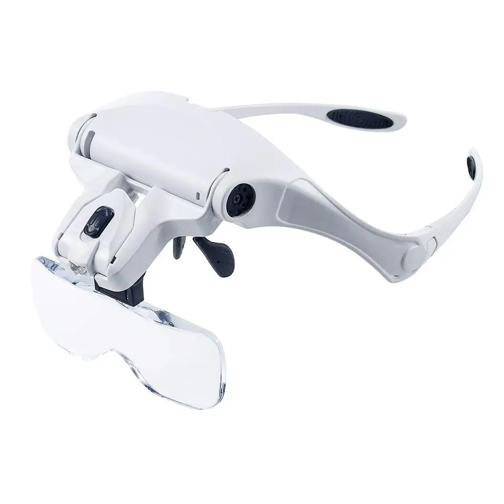 
Eyeglasses LED magnifier hands free magnifier with 5lens 