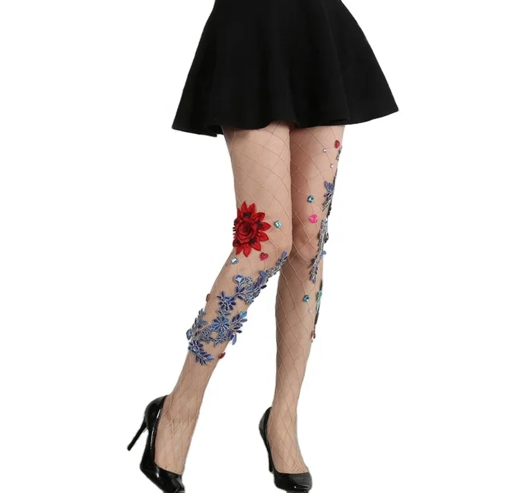 Wholesale Tights Open Crotch Fishnet for Sale Seamless Adults Black and White Fashion / in Time / Hot Free Size 3 Pairs