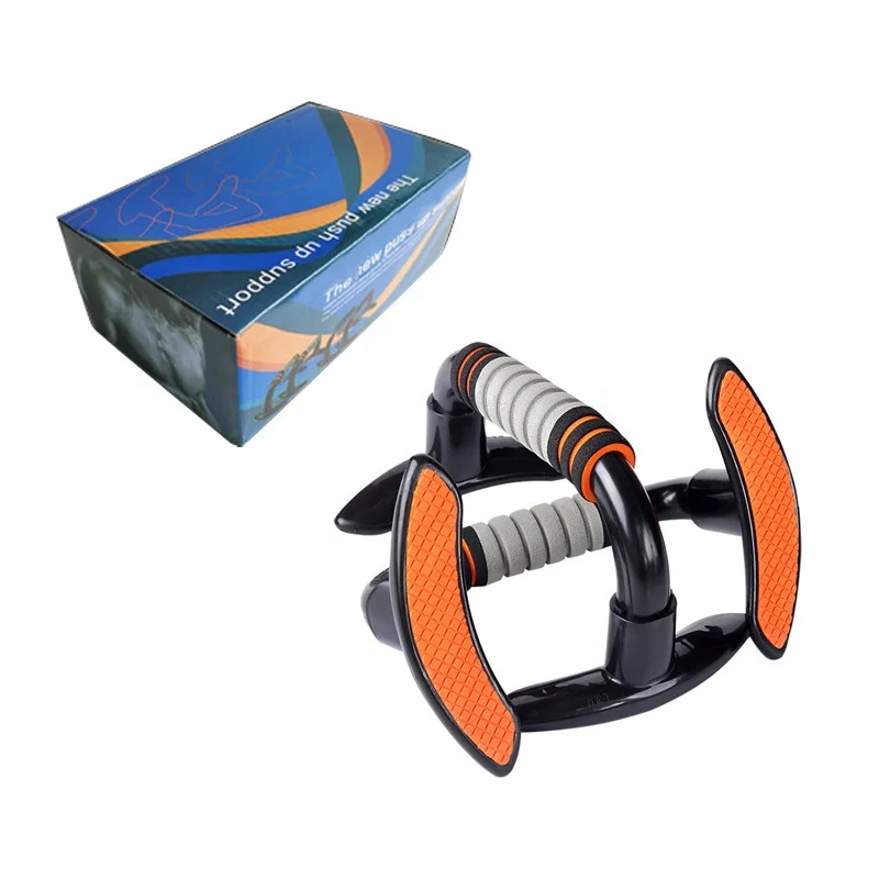 W1N  Home Sports Equipment Hand Stand S-type Push-up Support Steel  Gym Training Fitness Push Up Bar Push-Ups Stands Bars Tool