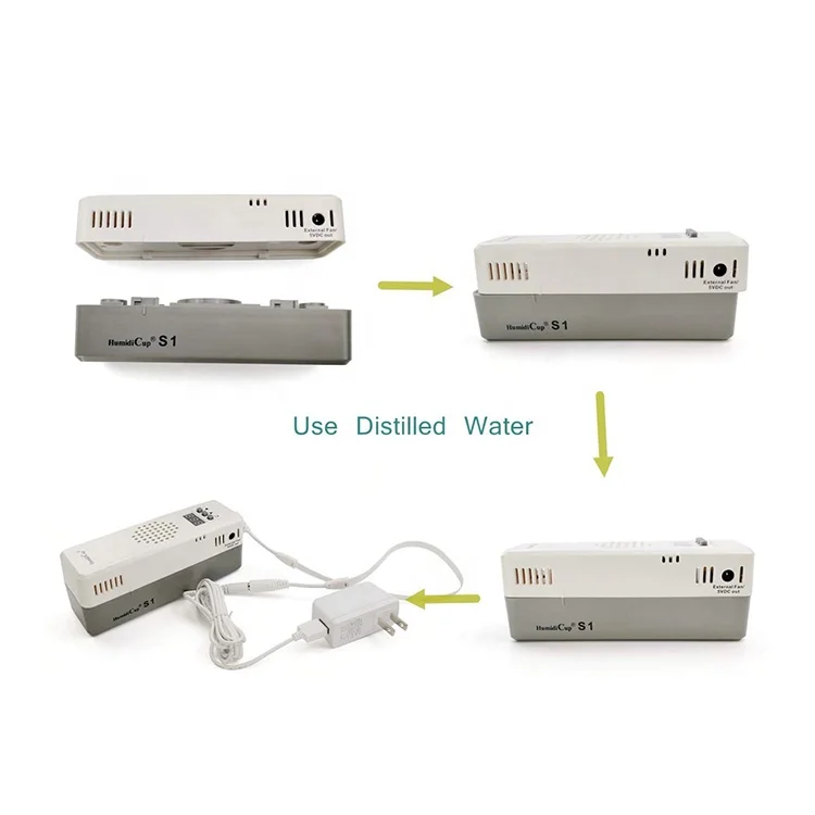 Wholesales Small Size for 40-150 cigar Count Humidor HumidiCup Electronic Cigar Humidifier