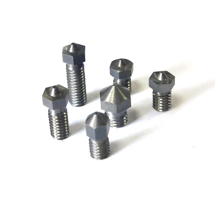 Factory Supply 0.2/0.4/0.6mm Tungsten Carbide Nozzle For 3d Printing Machine