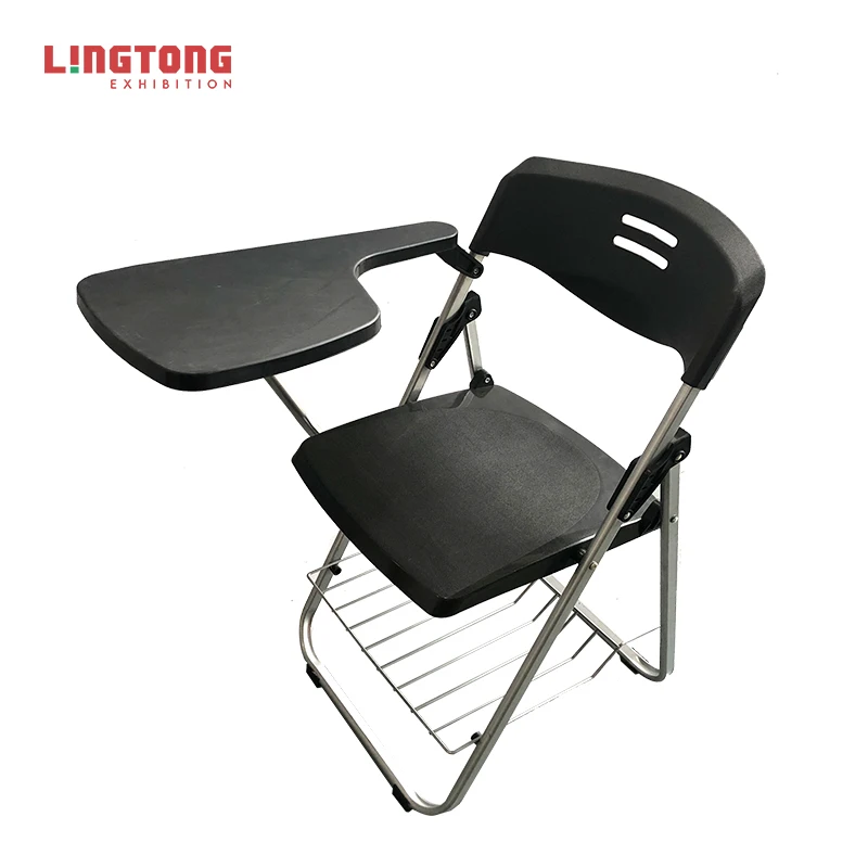 Comfortable LINGTONG Plastic Foldable Training Chair for School Events Playground