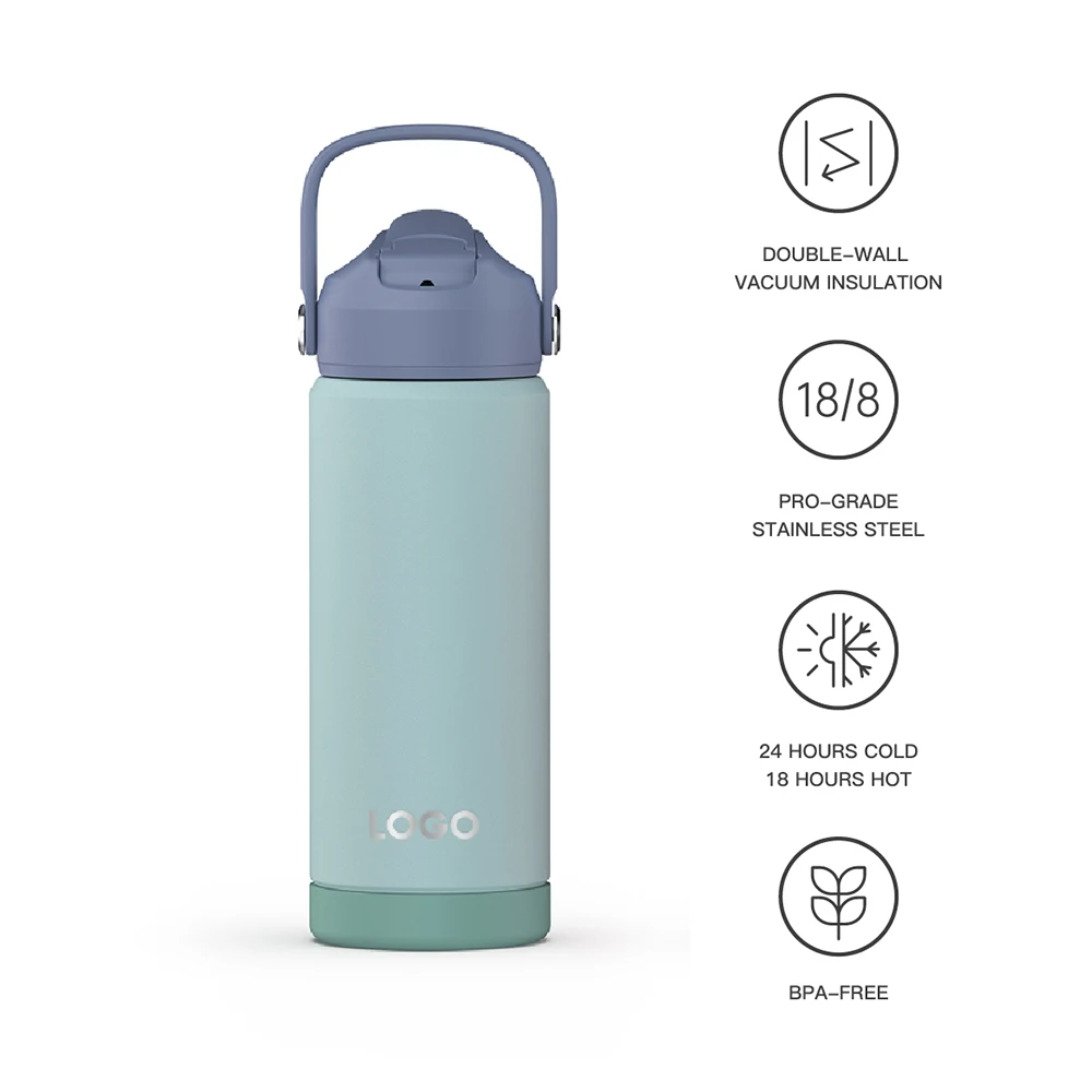 Bpa Free 18oz Stainless Steel Vacuum Flask Insulated Water Bottles