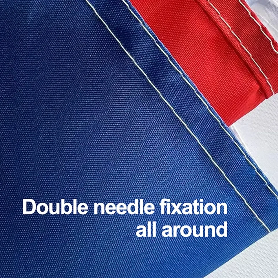 Quick shipping of promotional products with 3 * 5ft polyester bright color double stitching Cuba Flag