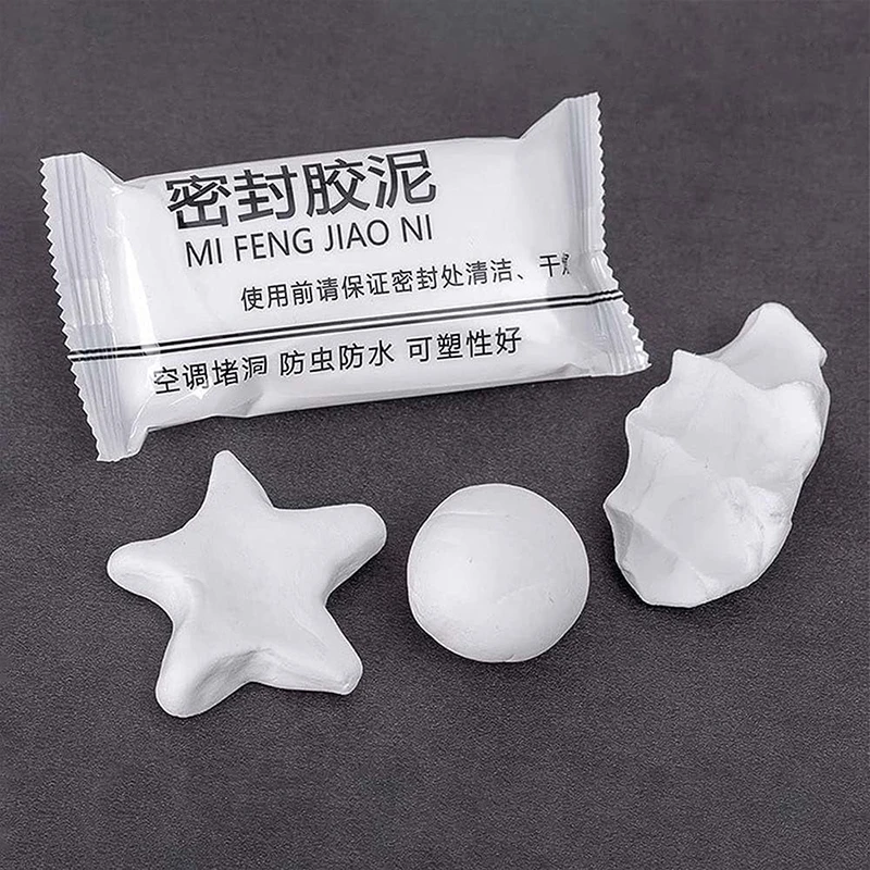 Bview Art Waterproof Duct Seal Repair Sealing Clay White Seal Putty Quick Mending Mud