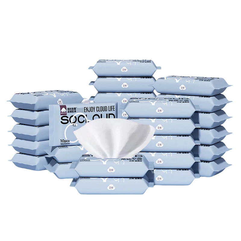 Customizable Custom Logo Wipes Natural Organic Biodegradable Single Flushable Feminine Wipes