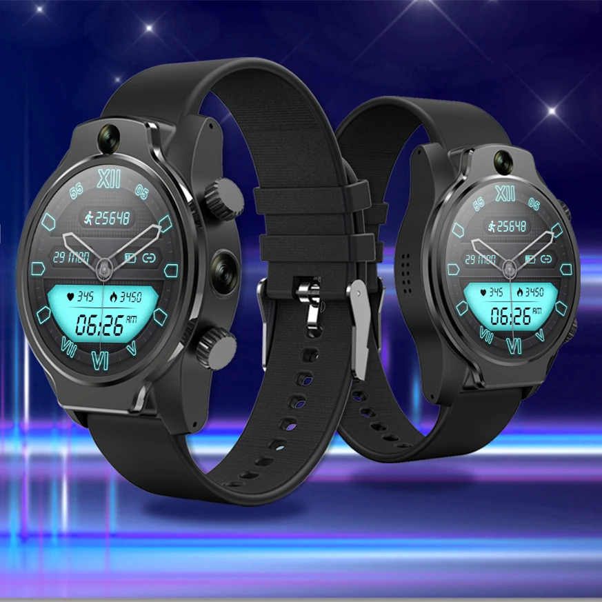 Smart Watch 2022 4G Adult GPS Smart watch phone S10 3GB+32GB Big storage APP download 8MP  Dual Camera Swimming