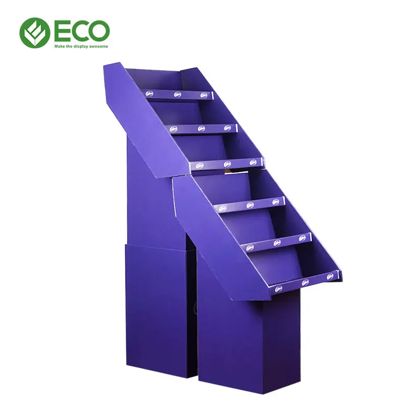 Corrugated Paper funko pop cardboard chocolate Floor Standing display stand Rack shelves Food Potato Snack cardboard display