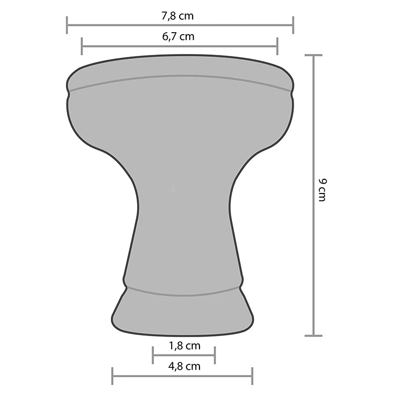 Amazon Hot Sale Silicone Phunnel Hookah Bowl with Big Hole for Smoking Accessories