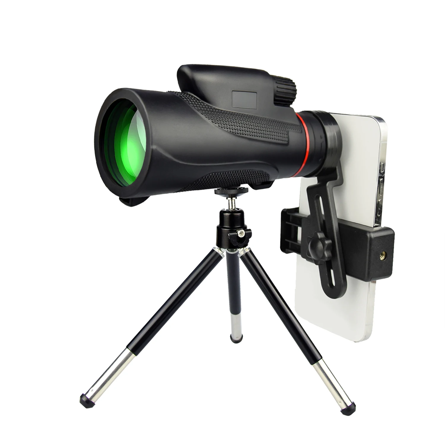 New 10x42 Big Eyepiece Optical Glass Monocular Factory Outlet for Traveling Sports Game