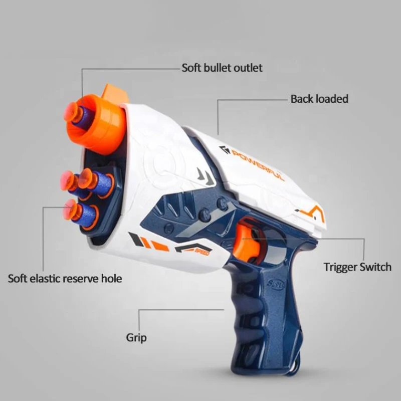 Toy Guns Soft Bullet Shoot Game Eva Bullet Children Plastic Toy Gun Toys for Boys