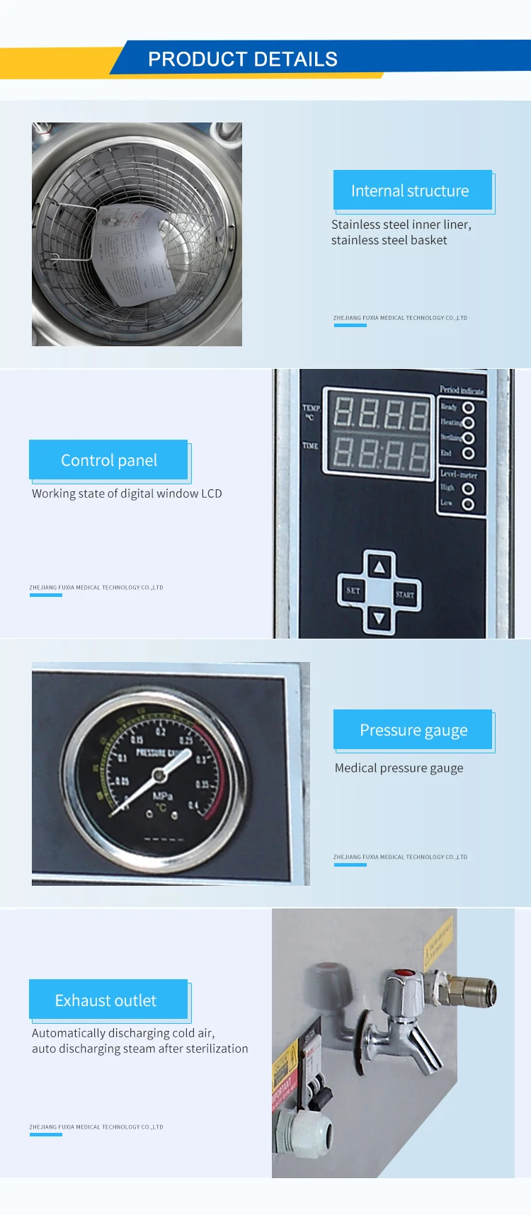 Autoclave Vertical pressure steam sterilizer(LS-28HD)