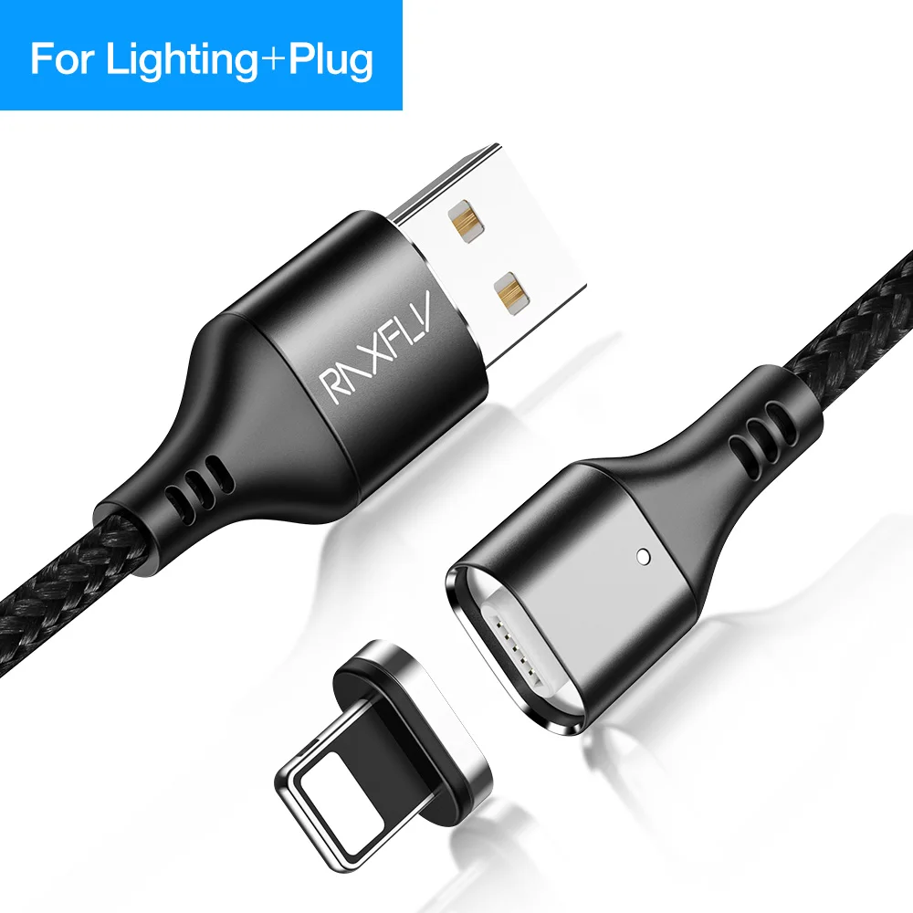 Free Sample Dropshipping 3 In 1 Usb Charger Micro Usb-c Nylon Braided Magnetic 3a Fast Charging Magnet Mobile Phone Data Cable