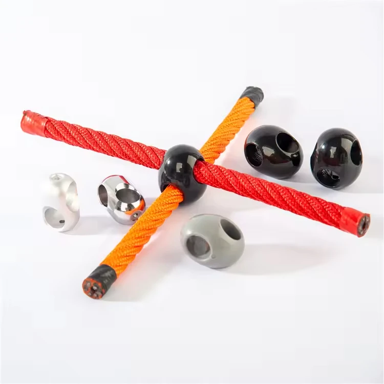 Playground Climbing Rope Connector 16Mm Combination Reinforced Accessories Cross Connectors With Screws Aluminum Net For Sale