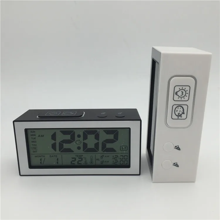 multiple alarm digital smart light table intelligent clock