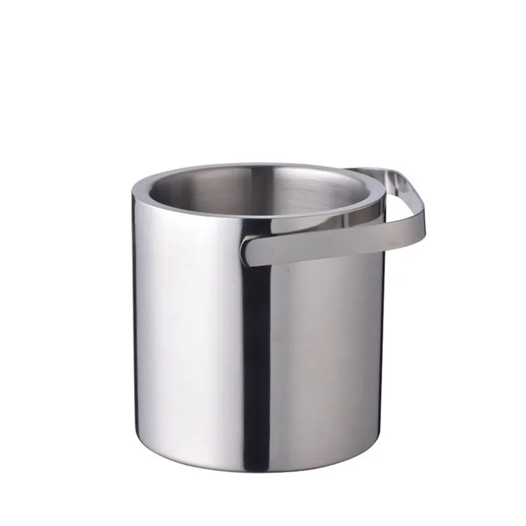 Лидер продаж высококачественные Медные ведра из нержавеющей стали круглая охлаждающая Ведерко для вина и пива ведро льда