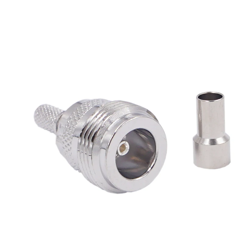 Manufacturer N Female Crimp RF Connector For RG316 RG174 LMR100 Cable