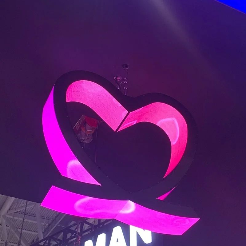 Cylindrical Columnshopping Mall Curved Soft Flexible Advertising Led Module Panel P1.56 P1.875 P2 P2.5 Led Flex Display Screen