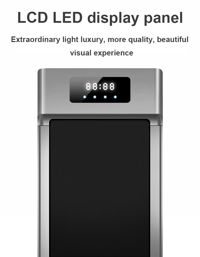 2023 Hot Selling Cardio Exercise Equipement Wireless Operation Home Exercise Folding Electric Flat Treadmill