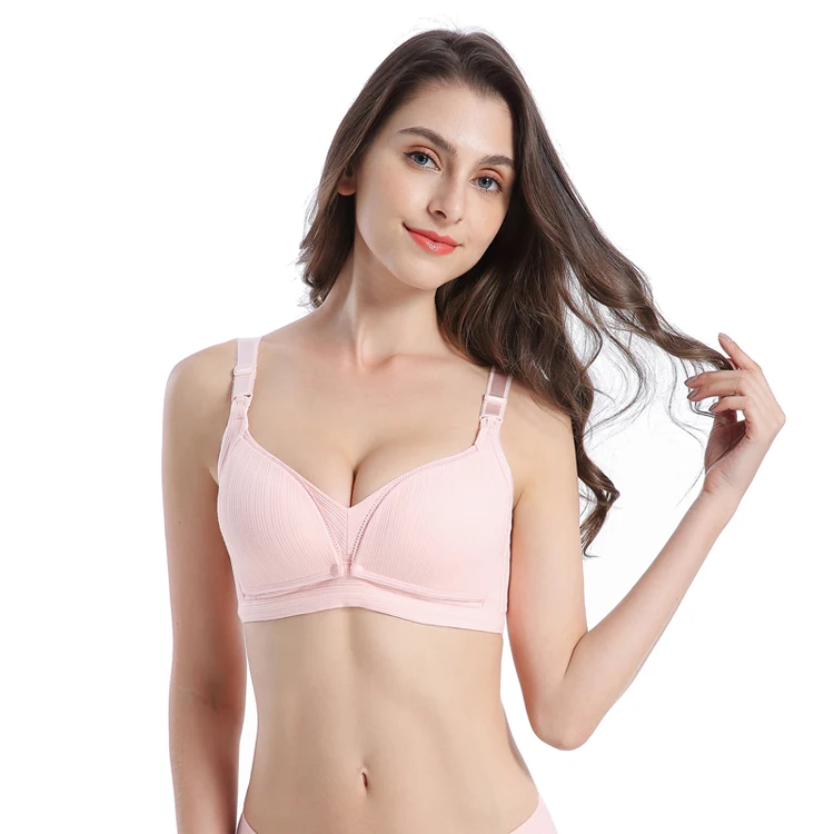
Buy a soft quality plush sized maternity bra with adjustable front buckle straps 