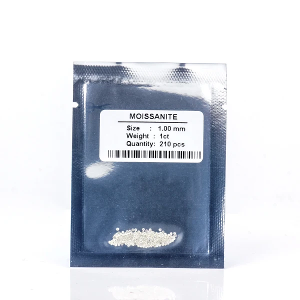 Starsgem 0.8-2.9mm DEF VS VVS Round Brilliant Cut Loose Melee Moissanite Stone Wholesale For Jewelry Making