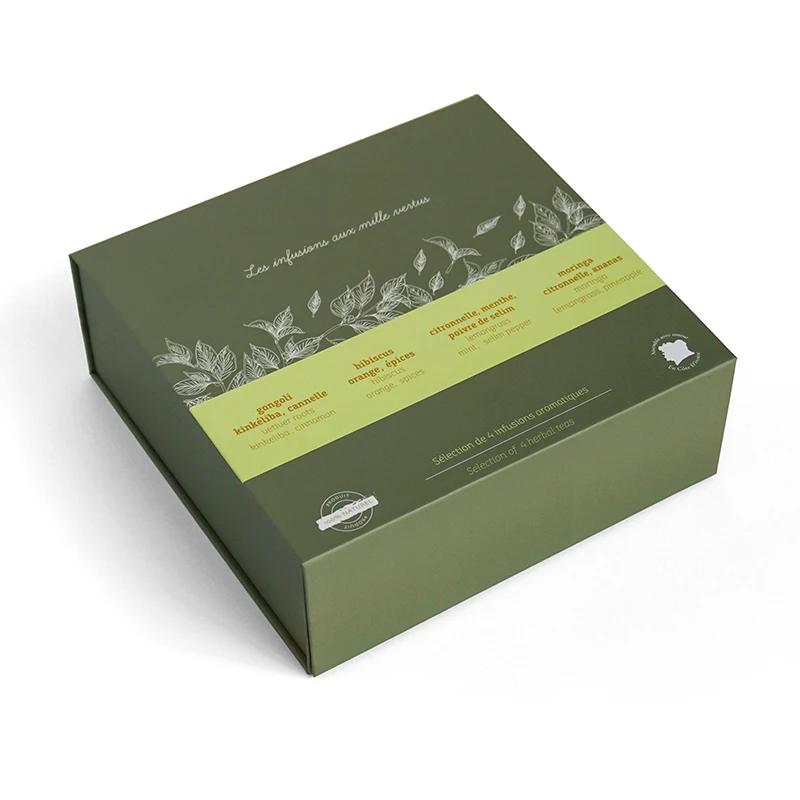 Wholesale Custom Afternoon Tea Bag Paper Cardboard Carton Packaging Box Tea Set Bag Gift Tea Box Packaging