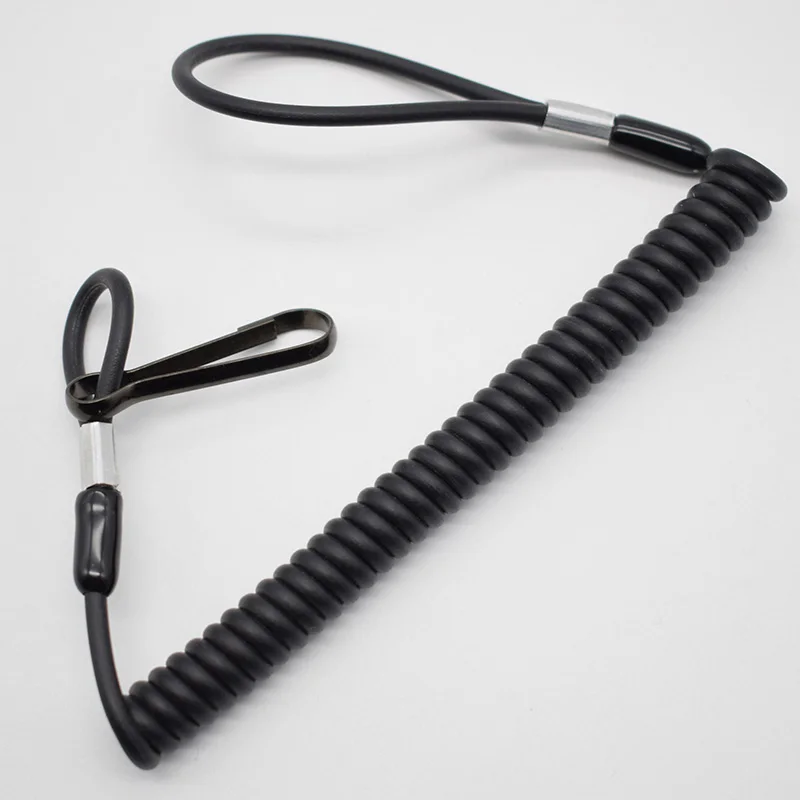 Manufacturer safety cables wire rope latching spring wire rope factory spring gun rope 3mm