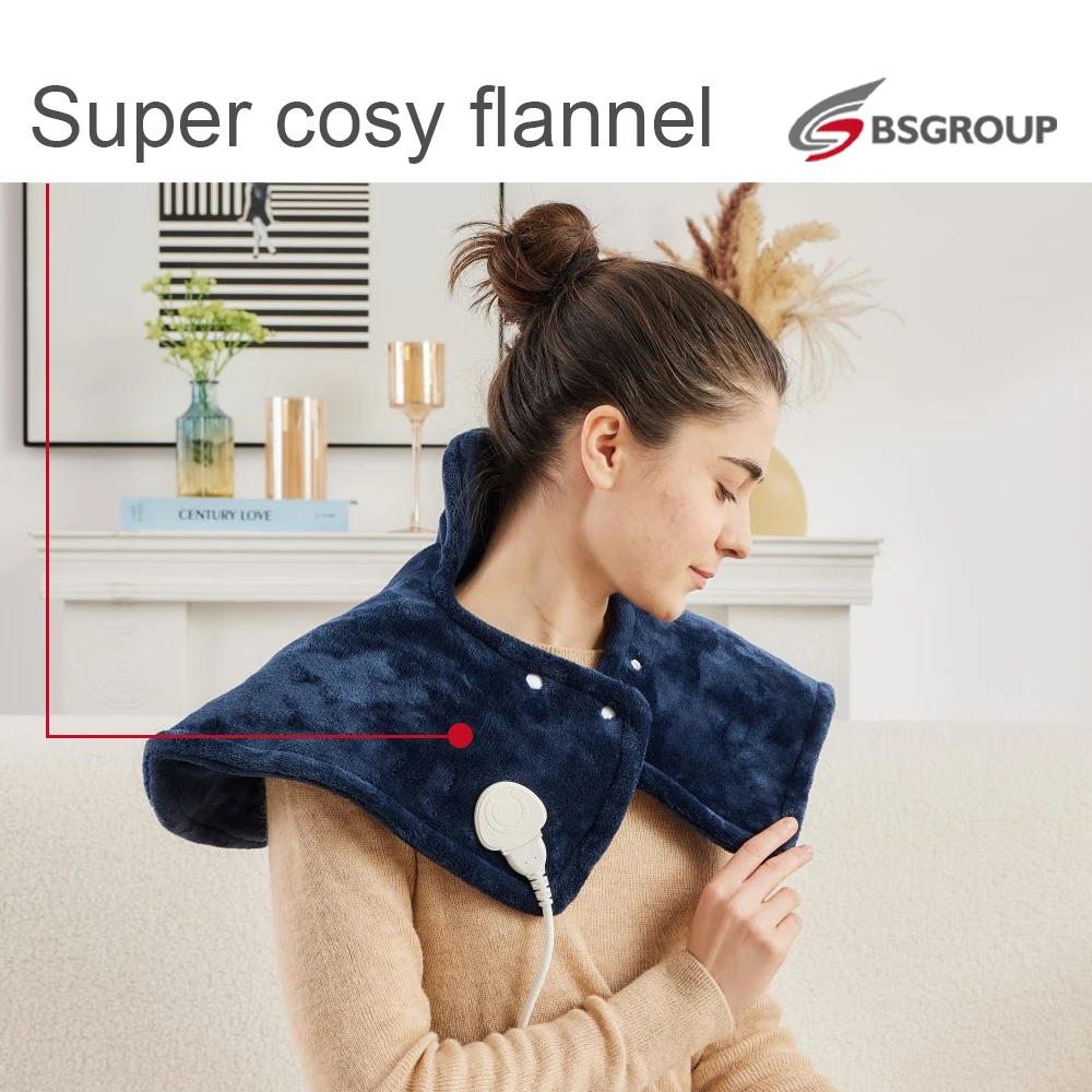 18x25' super cosy flannel fleece 120 minutes automatic off good price neck shoulder heating pad