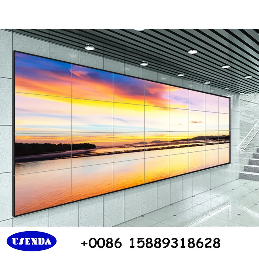 46 inch 4K UHD 2x2 2x4 splicing screen led backlight Lcd Video Wall