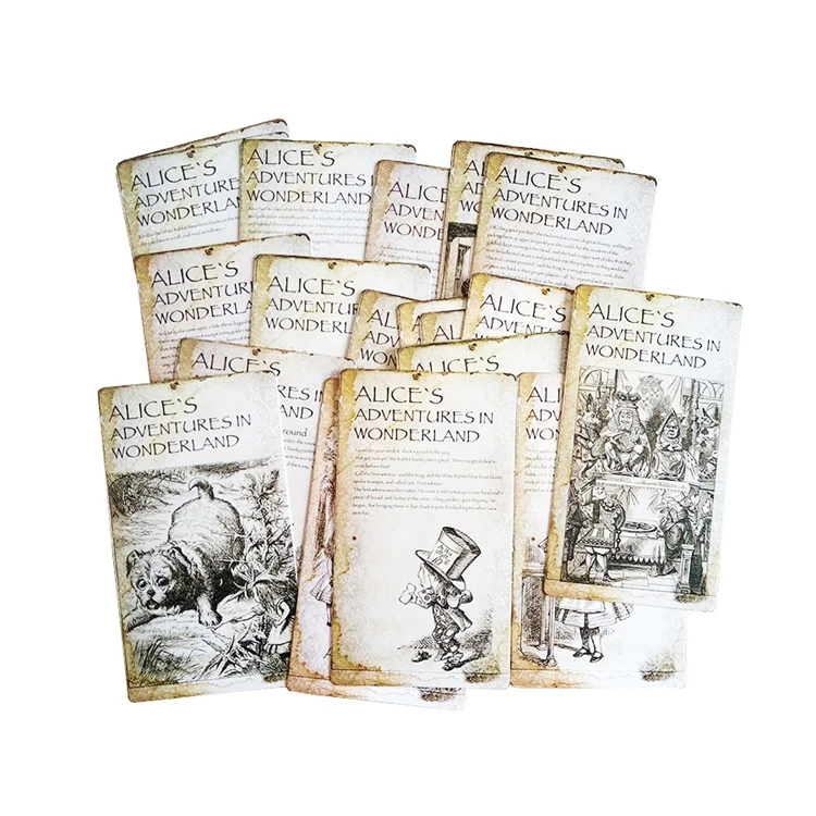 Винтажные почтовые открытки с изображением сказки приключения в стране чудес открытка поздравительное приглашение винтажные