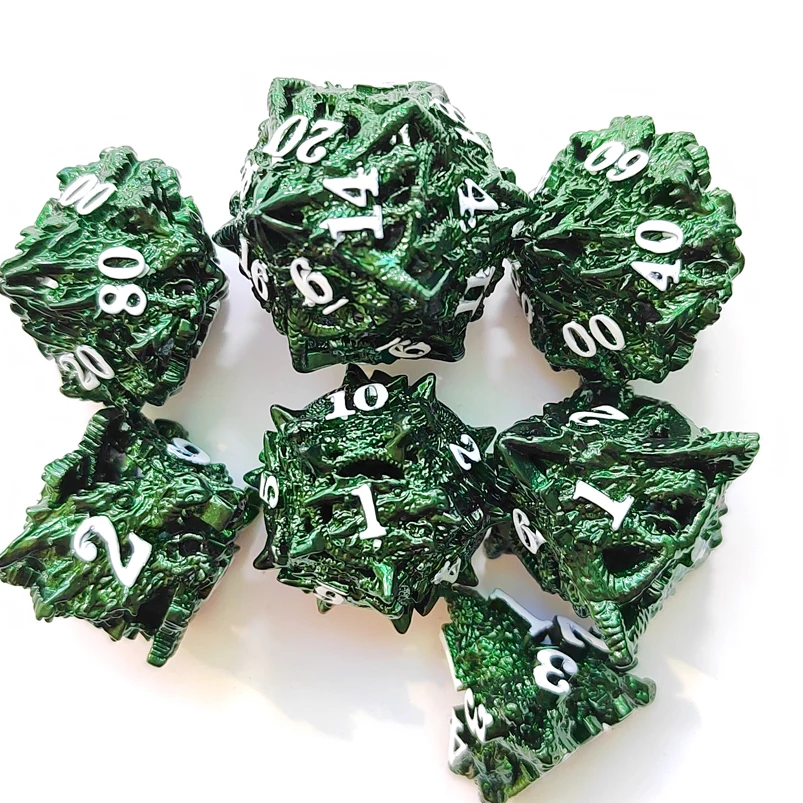The Latest Hollow Dice Metal Dragon Dice Used For Warhammer Yahtzee Variety Games