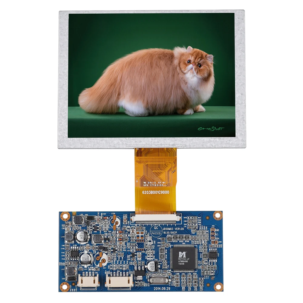 5 6 дюймов TFT LCD Жидкокристаллический модуль AV вход CVBS сигнала настроек потенциометров используемые для крытый