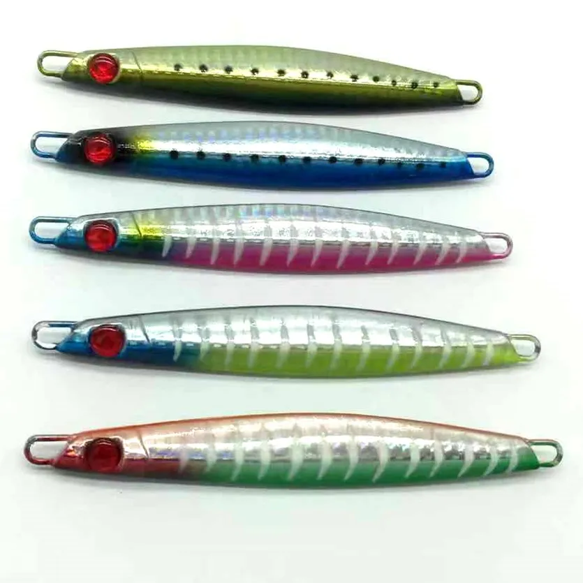 Custom oem  80g  metal jigging lure  japan metal jig rigged lure