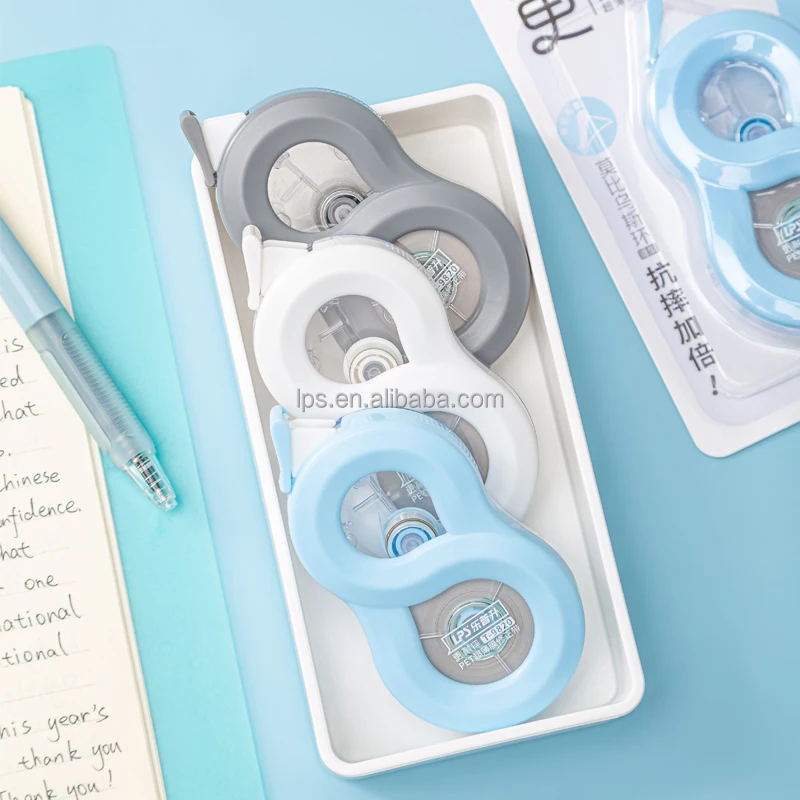 Special Mobius Strip Design Whiteout Tape From Professional Stationery Factory Customization Correction Tape
