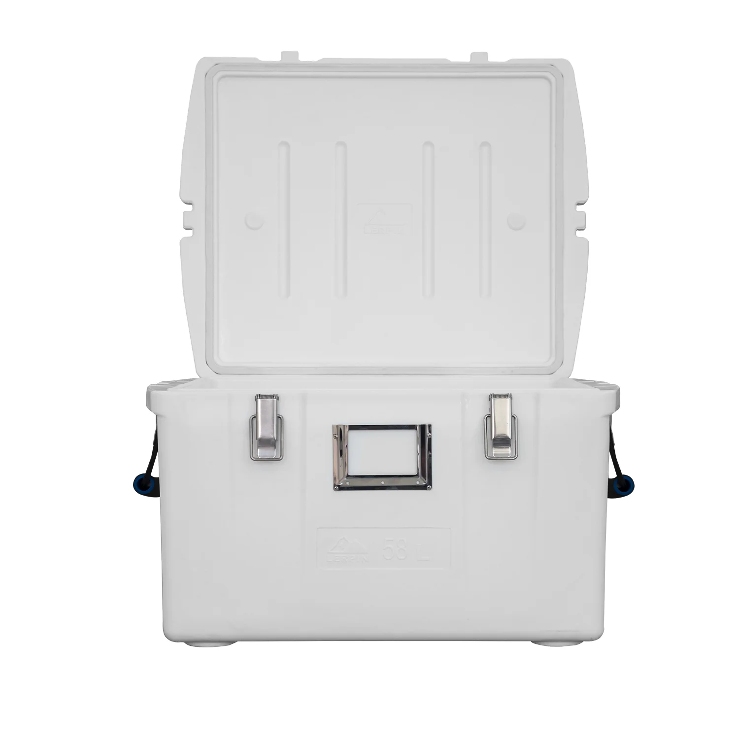 58L-A high quality promotional insulated roto molded food cooler box stock for Delivery fast food KFC