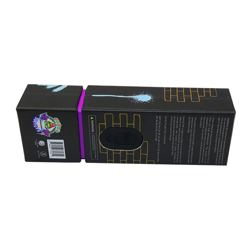 Child proof lid and base  cardboard  paper box kik  child lock disposable CR  packaging boxes