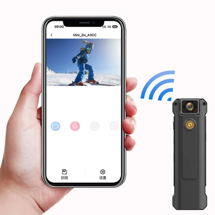 NEW HD WiFi Lavalier Sports Body Camera with Anti-shake support Nightshot Motion Detection for Sports Riding Driving Recorder