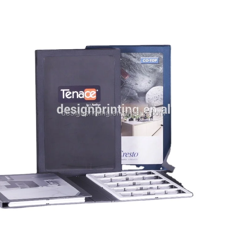 ABS Quartz Tile Sample Display Book Sample Folder