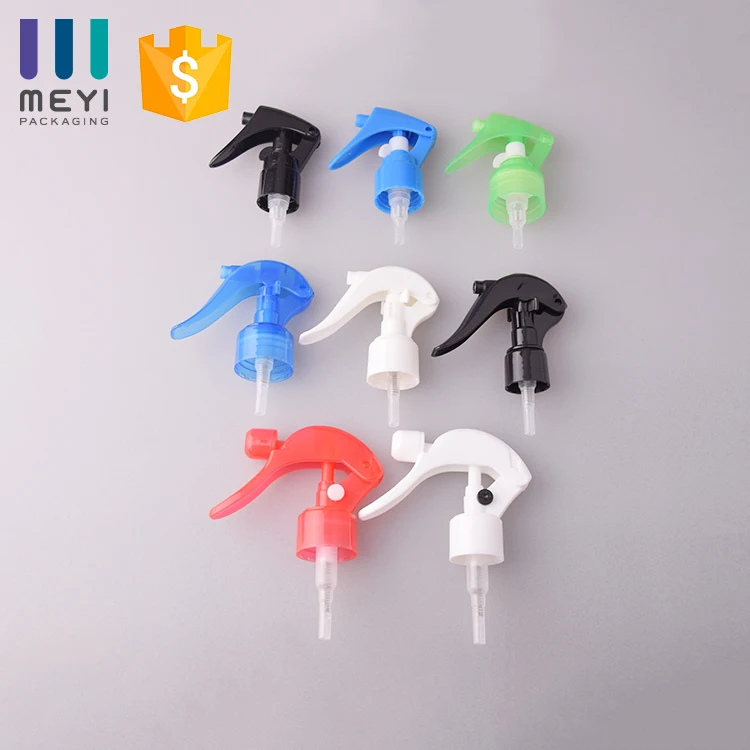 20/410 24/410 28/410 Plastic Spray Nozzle White Black Natural Fine Mist Sprayer Cap Button Lock Mini Trigger Pump