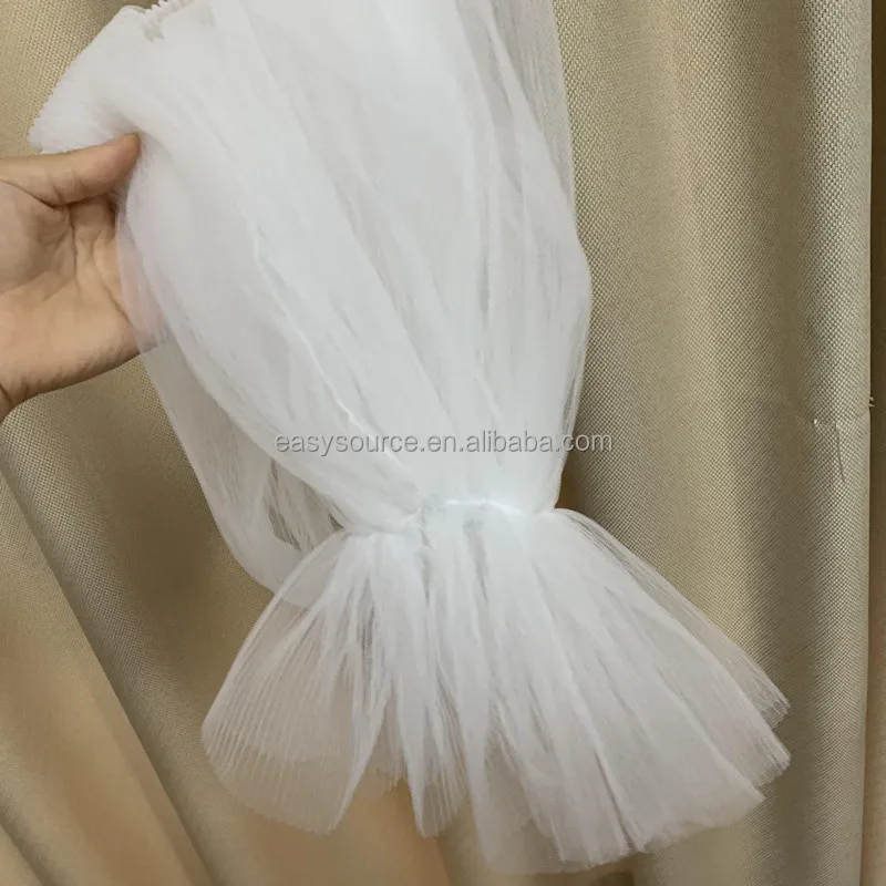 YM98 Classic Wedding Fingerless Gloves Long Tulle Pearls Brides Bridesmaid Sleeves Women Marriage Accessories