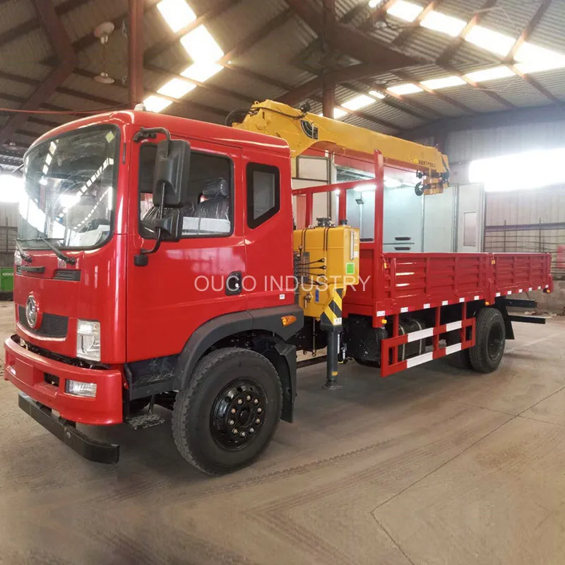 3 Ton Straight Arm Truck Mounted Crane Small Mobile Cranes