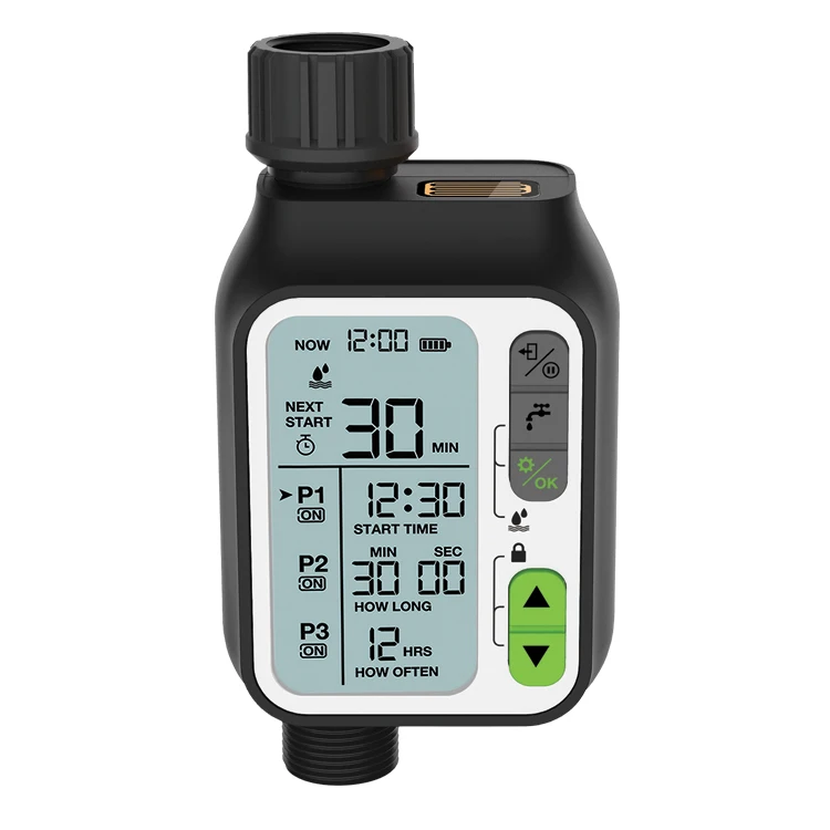 New Design Outdoor Yard Digital Automatic Irrigation Watering System Water Controller Garden Sprinkler  HCT-355