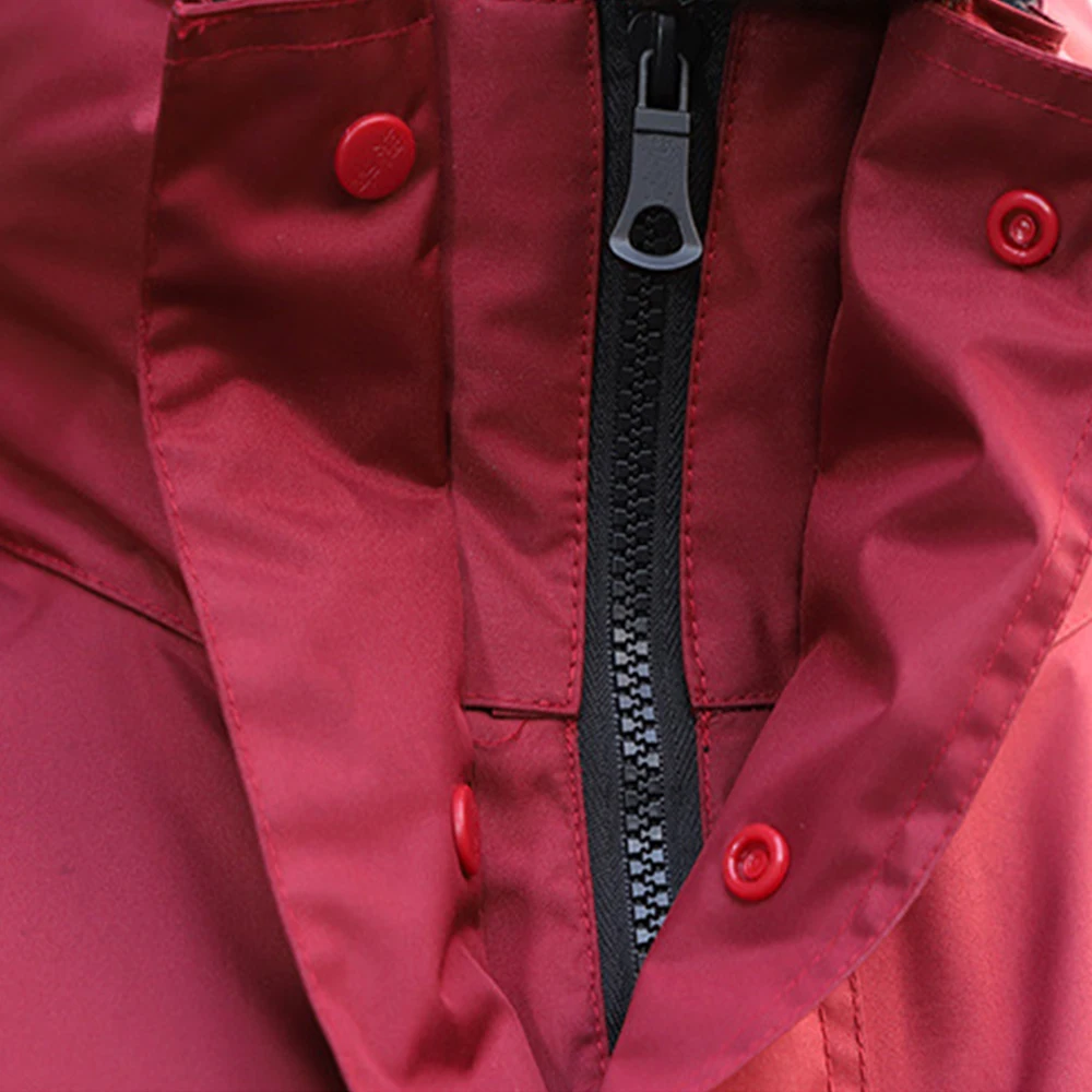 Motorcycle Rain Gear for Men Women Waterproof Lightweight Rain Suits Hideaway Hood  Jacket and Rain Pants for Outdoor