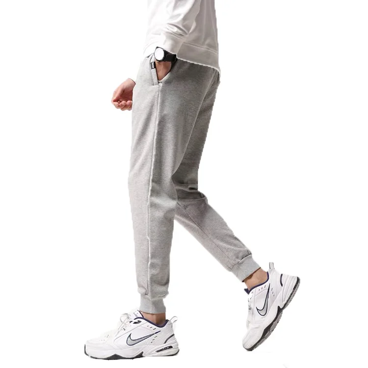 Wholesale custom LOGO embroidered printed sweatpants, blank cotton sweatpants, jogging pants for men