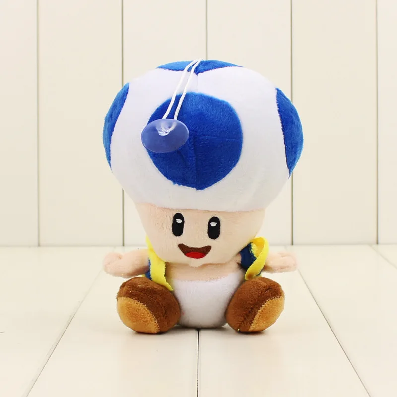 Wholesale 4-inch Super Mario Bros plush mushroom Toad plush toy grab doll for kids gift