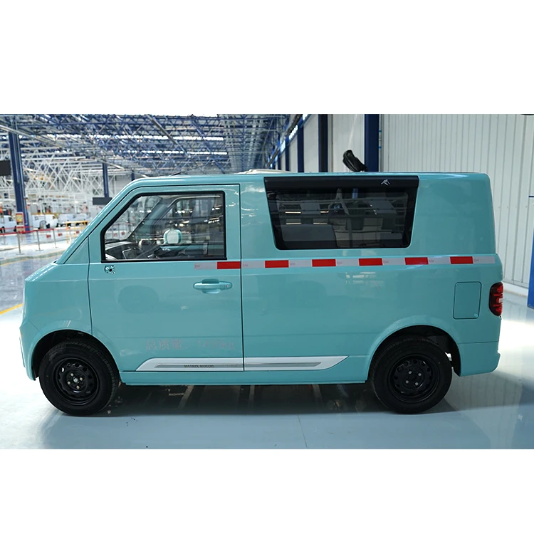 China Manufacturer Automobile Ev Minibus Easy To Drive 4 Wheels Electric Cargo Mini Van