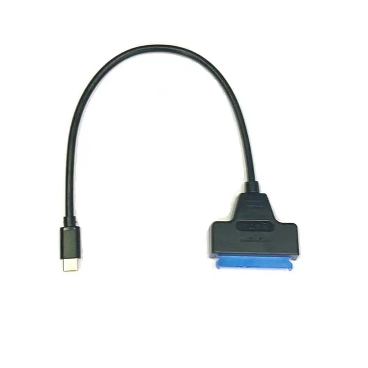 USB C to SATA Adapter - External Hard Drive Connector for 2.5' SATA Drives - SATA SSD / HDD to USB C Cable (USB31CSAT3CB) Black